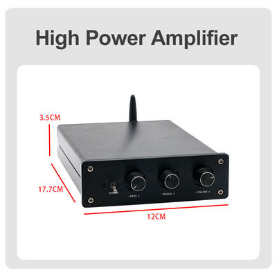 100W*2+200W Home Audio Eindversterker met Bluetooth 5.0 en 2.1 Kanaals Mini HiFi Stereo Klasse D Digitale Versterker