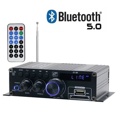 Hifi Stereo Audio Power Amplifier 120W Dual Channel Power Amp Independent Control Equalizer Home Digitale Versterkers