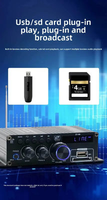 Hifi Stereo Audio Power Amplifier 120W Dual Channel Power Amp Independent Control Equalizer Home Digitale Versterkers