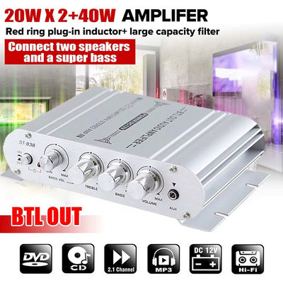 2.1 Kanaal 12V Versterker Board Subwoofer Home Power Versterker Circuit Board Oplaadbare Versterker De Potencia Hi-Fi Digital