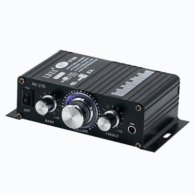 AK-270 12V 30W + 30W 2.0 Channel Bluetooth Power Amplifier voor Home Theater