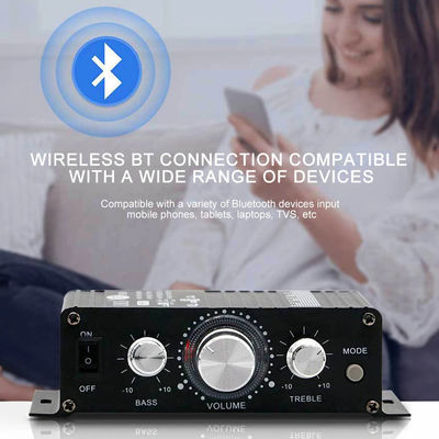 AK-270 12V 30W + 30W 2.0 Channel Bluetooth Power Amplifier voor Home Theater