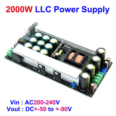 2000W LLC Dual DC 5-Way Power Supply Digital Audio Amplifier Module AC DC Converters voor Board Mount 50/60/70/80/90V Switching