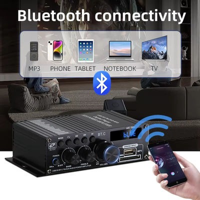 AK-380 2.0 Channel Bluetooth v5.0 Audio Versterker met 100-300W uitgangsvermogen voor Home Theater
