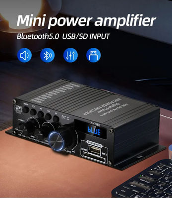 AK-380 2.0 Channel Bluetooth v5.0 Audio Versterker met 100-300W uitgangsvermogen voor Home Theater
