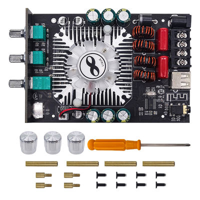 ZK-1602T 2*160W 2.0 Channel Class d Audio Stereo Versterker Board Bass AMP TDA7498E BT 5.0 Subwoofer Versterker Board ZK-1602T