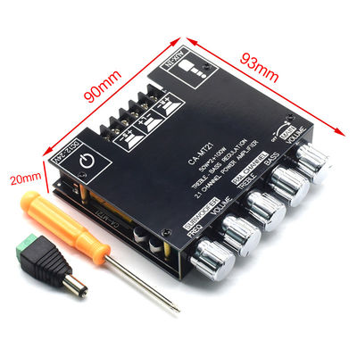 ZK-MT21 2.1 Channel Subwoofer Versterker Module 5.0BT 12V 24V 2*50W+100W Power Home Use Plastic Board voor luidspreker systeem