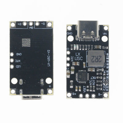 Type-C USB 2/3S BMS 15W 8.4V 12.6V 1.5A Lithiumbattery Charging Boost Module met gebalanceerde ondersteuning Snelle opladen met indicator