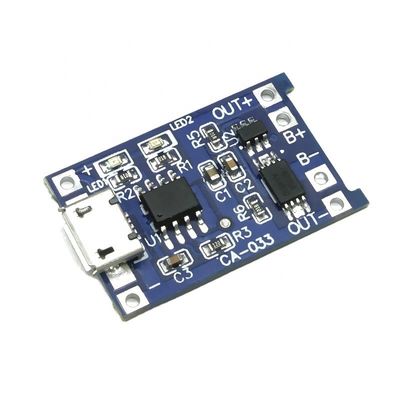CA-033 Micro Type-c USB 5V oplaadbord met dubbele functies 1A Li-ion lithiumbatterijopladermodule 18650 TP4056 Standard