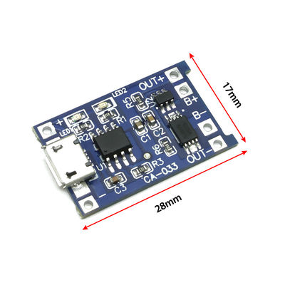 CA-033 Micro Type-c USB 5V oplaadbord met dubbele functies 1A Li-ion lithiumbatterijopladermodule 18650 TP4056 Standard