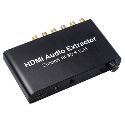 HDMI naar 3,5 mm RCA Analoog Audio Converter Extractor Decoder Versterker voor PS4 DVD 5.1 Channel Sound Splitter Private Mold