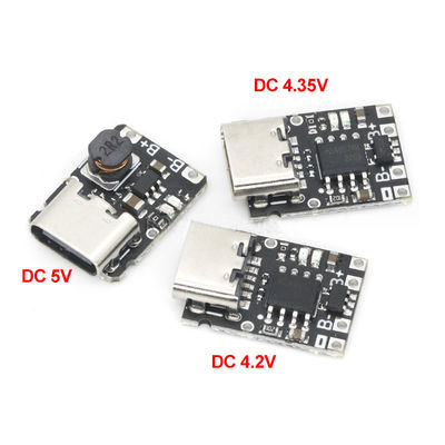 5V opladen en afladen geïntegreerde module 3.7V 4.2V 18650 Lithiumbatterij opladen Boost Power Board bescherming type-c