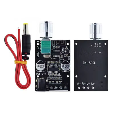 ZK-502L Mini voor Bluetooth 5.0 DC 5-24V 50Wx2 Stereo Power Amplifier Draadloos Audio Digital Board voor Bluetooth Amplifier Spe