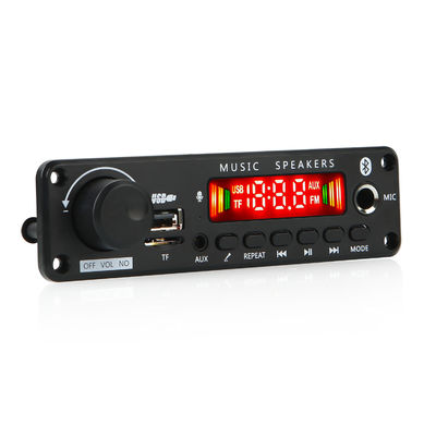 2*25W microfoon Priority Power Amplifier met MP3 decoderbord en begeleiding Batterijduur 20 uur Scherm Ja
