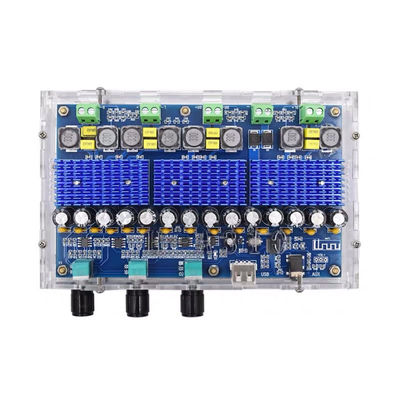 TPA3116D2 Digitaal vermogenversterkerbord 4 kanaal met 50Wx2 100Wx2 Stereo Dual Bass Receiver