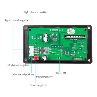 80W Versterkerbord Bluetooth 5.0 MP3 Decoder Board met DC 5V-26V Power Range voor Auto Audio
