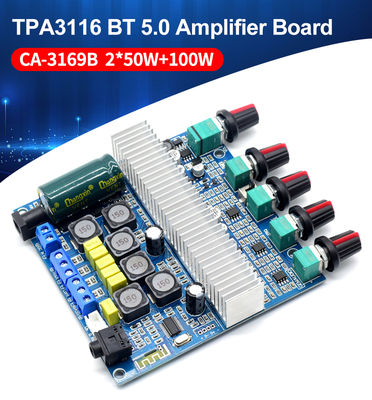 TPA3116D2 2.1 Kanaals Versterker Board 2x50W+100W Stereo Audio