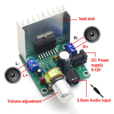 TDA7297 15W+15W Stereo Versterker Board 12V DC Audio Module