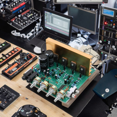 100W 2.0 Channel Audio Amplifier Board PCB-module 16x14x6cm