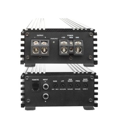 Klasse D Auto Audio Vermogensversterker RMS 2500Wrms 1 Ohm Impedantie Spl Mono Vermogensversterker met Crossovers