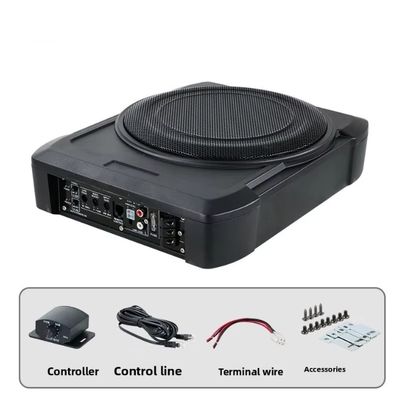 Nieuwe 8-inch ultradunne autosubwooferversterker actief high-power audiosysteem gemodificeerde kanon 12V 600W subwoofer auto audiosysteem