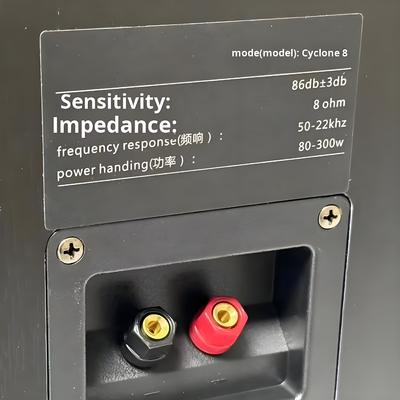 Pak:Cyclone No. 8 geschilderde drie-weg huisversterker luidspreker set met SR8800 versterker en 10-inch subwoofer