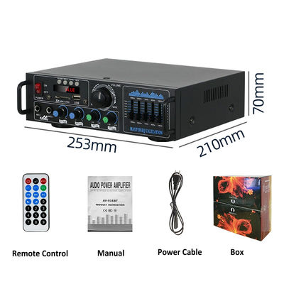 160W Dual Channel HiFi Stereo Audio Home Digitale Versterker Professionele buisversterker Module Microfoon Invoer Afstandsversterker