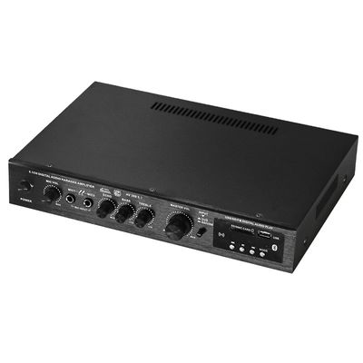 5.1CH 120W*2+25W*3 HIFI-versterker met optische coaxiale ingang, BT 5.0, Super Bass, voor thuisbioscoop, karaoke en feestjes