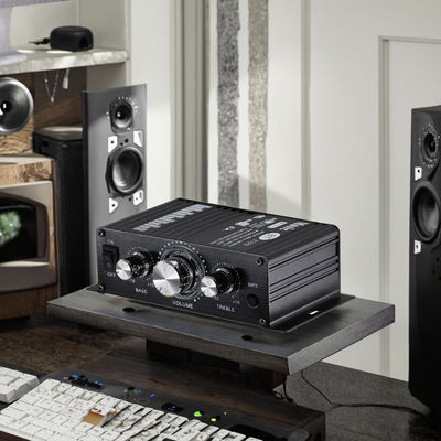 BT-888 Mini 12V Home Versterker 20W+20W BT Draadloos Klein metaal Hot-Selling voor buitenlandse handel Grensoverschrijdend