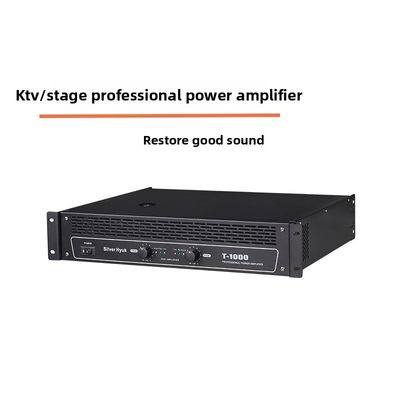 T-1200 T-1000 T-800 T-600 2*600W Commerciële High-Power Professionele KTV AV Versterker Metalen Pure Eindversterker