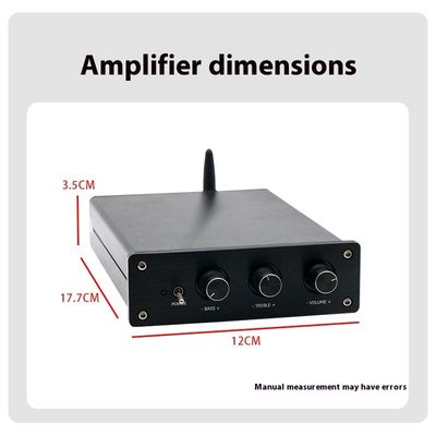 Professionele 2.1 kanalen 400W High Power HiFi Digitale Versterker voor Huis Auto Audiophile Intel Processor Receiver Versterkers