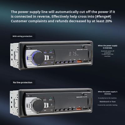 Creatall Neutral JSD-530L Car MP3-speler met USB-verbinding voor Bluetooth-kaart Radio Centrale besturing