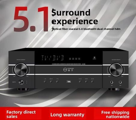 5.1CH 4200W High-Power Pro Audio Versterker met Anti-Feedback, BT Wireless, voor Home Karaoke Stage Performance KTV Meeting