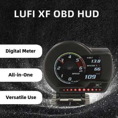 Obd2 Digitale Auto Meter Turbinedruk Multifunctionele HUD Head-Up Display OBD Meter Hoge Auto Elektronica