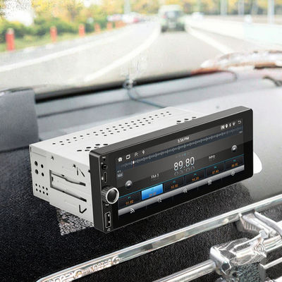 Single Din 6,86 inch CarPlay/Android Auto autoradio met touchscreen LCD USB-aansluiting Dashboard plaatsing