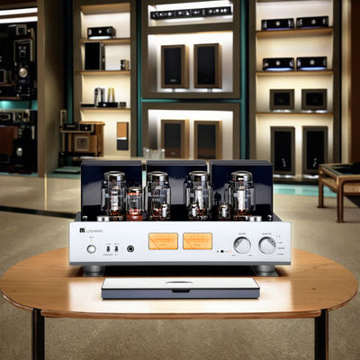 A-Level 25W+25W Home HIFI Buis Audio Versterker Hoog Vermogen Uitgang Geïntegreerde Hoofdtelefoon Ontvangers Luidsprekers Klasse Versterker