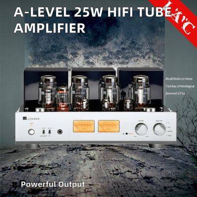 A-Level 25W+25W Home HIFI Buis Audio Versterker Hoog Vermogen Uitgang Geïntegreerde Hoofdtelefoon Ontvangers Luidsprekers Klasse Versterker