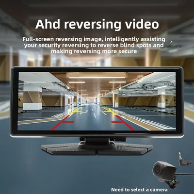 Creatall 8,1 inch Draagbaar Alles-in-één Auto Navigatie Apparaat Draadloze CarPlay Voor Achter Dubbele Opname Dashcam voor Dashboard