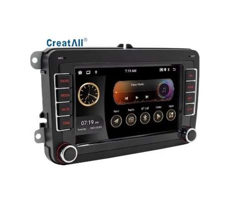 Creatall voor Volkswagen 7-inch Android Navigatie GPS Carplay Dashboard Draadloze Centrale Bediening Alles-in-één Machine 1-Jaar