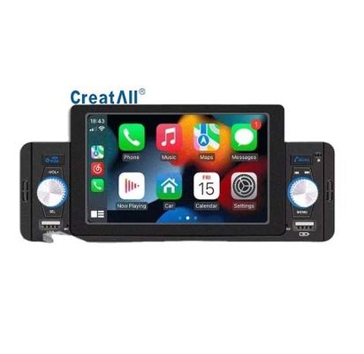 Creatall 5-inch Car MP5 Speler voor Bluetooth omgekeerde camera Bedraad/draadloos CarPlay Ondersteunt WAV MP3 APE Audio Formaten USB