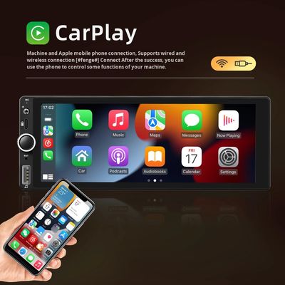Creatall 6,86 inch All-in-One draadloos dashboard Carplay Smart Android GPS navigatie HD achteruit beeld voor Bluetooth