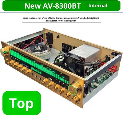 2000W 6 (5.1) Kanaals Thuisversterker met Kunststof Metaal Aluminiumlegering Constructie