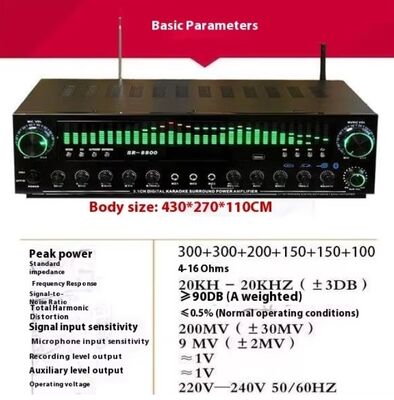SR-8800 5.1 Channel Home Versterker met Private Mould en OEM Brand Customization