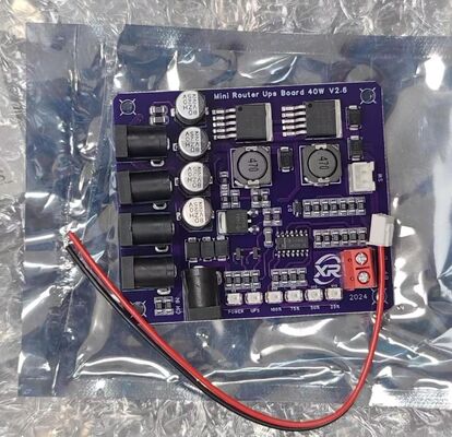 CA-403S Mini Router Ononderbroken Voeding Board met 40W Uitgang 11.1V Batterij Ingang en Kortsluitingsbeveiliging