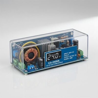 CA-2406A AC-DC step-down-vermogen module 220V tot 24V met 6A uitgangsstroom en 150W uitgangsvermogen