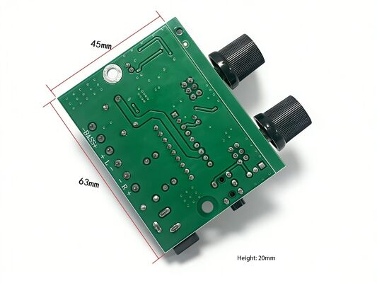 CA-6625 2.1 Channel Ultra Heavy Bass Digital Amplifier Board Module met 12V stroomvoorziening voor DIY Audio Projects