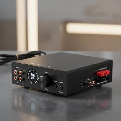 B8 Professional Lossless USB Audio Decoder HiFi 5.4-Channel DAC Receiver for Home Theater and Car