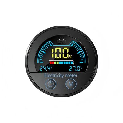 8100V Two-Wire DC Voltmeter Universal for Lead-Acid Lithium Batteries; Digital Battery Gauge Waterproof Display Head Model