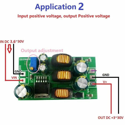 Adjustable 20W Boost-Buck Dual Output DC DC Step-up/Step-down Converter Board 3.6-30V To+-3-30V Voltage Module Transformers Old