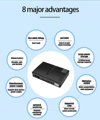 DC1018P 18W Uninterruptible Power Supply (UPS) for Router Modem CCTV Security Camera AC DC Configurable Power Source